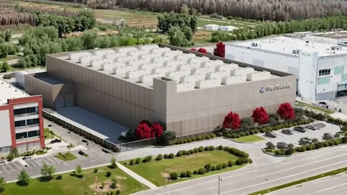 Fenced property in West Miami-Dade where a proposed data center is planned